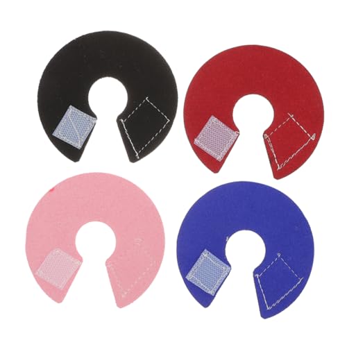 HAPINARY Parrot Recovery Collar Set 4pcs Pet Cone Collars for Preventing Plucking and Biting