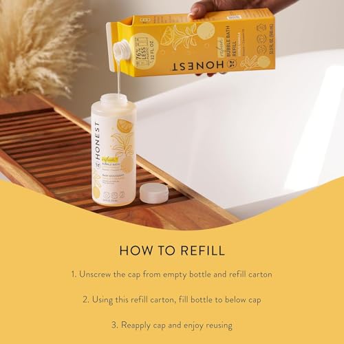 Image of The Honest Company Bubble Bath, Tear-Free, Citrus Vanilla Refresh, 32 fl oz