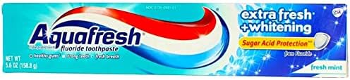 Aquafresh Fluoride Toothpaste Extra Fresh Whitening - 5.6 oz, Pack of 2