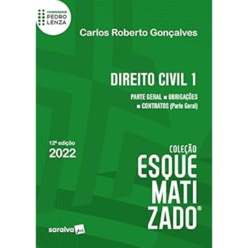 Capa do livro Direito Civil Esquematizado - Parte Geral - 12ª edição 2022