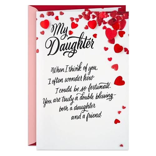 Hallmark Valentines Day Card for Daughter (Daughter and Friend)