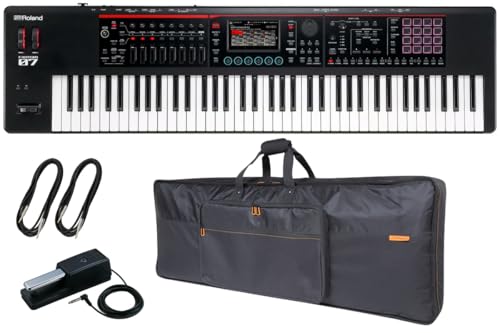 Roland ローランド/FANTOM-07【ダンパー・ペダル「DP-10」+ ケーブルセット!】76鍵盤 多用途シンセサイザー