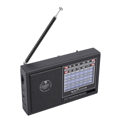 Radio portátil pequeña con antena y batería 800mAh miniatura 1