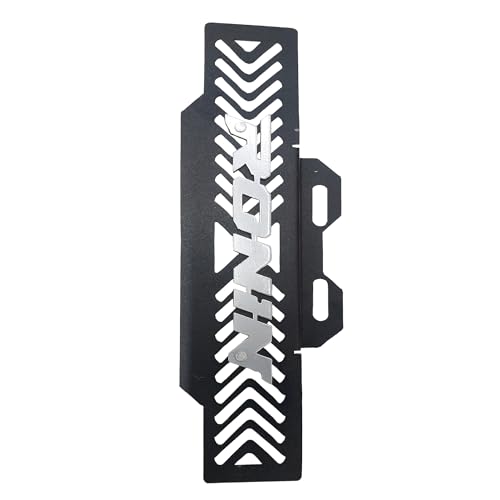 Image of Metal Headlight Frames Guard With Radiator Guard Black Compatible with TVS Ronin New (2024 To 2025)