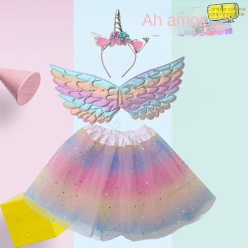 Fantasia Unicornio Rosa Infantil para meninas