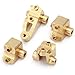 Heavy Duty Brass Front Rear Axle Lower Shock Mount for TRX-4 Upgrade 45g