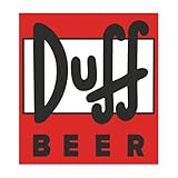 Duff Beer Sticker (Vinyl Decal, Car Laptop Window Tumbler Water Bottle) Logo Symbol
