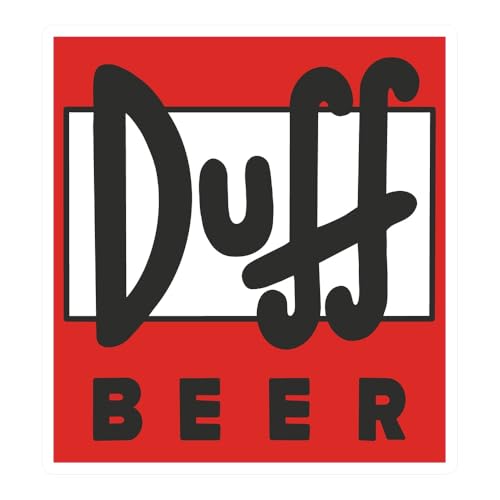Duff Beer Sticker (Vinyl Decal, Car Laptop Window Tumbler Water Bottle) Logo Symbol