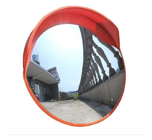 Miroir de circulation convexe extérieur avec support de fixation murale pour carrefour et parking