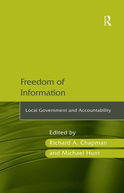 Buy Freedom of Information: Local Government and Accountability — BookShops.in