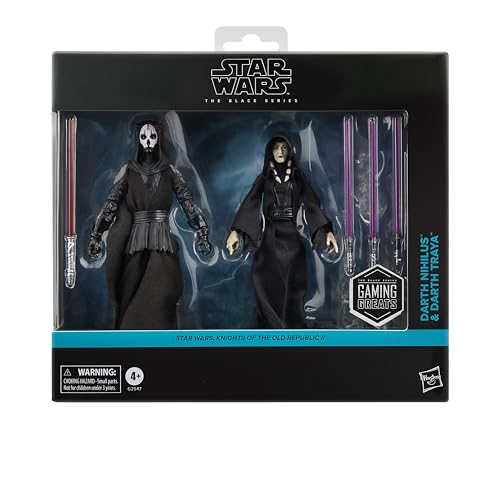 Star Wars The Black Series Darth Nihilus & Darth Traya, Knights of the Old Republic II Premium Action-Figuren 2er-Pack zum Sammeln (15 cm)