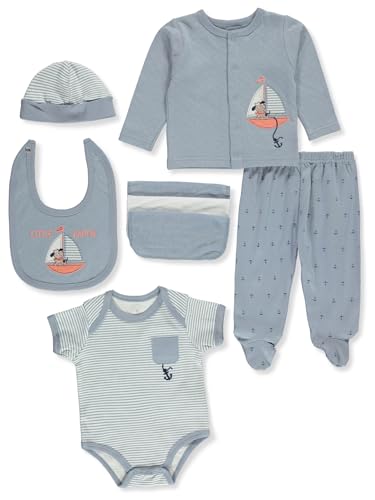 Duck Duck Goose Baby Boys' 9-Piece Layette Gift Set - Multi, 0-3 Months
