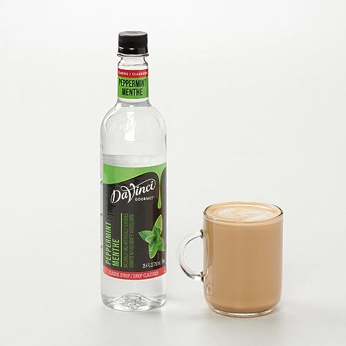Image of DaVinci Gourmet Classic Peppermint Syrup, 25.4 Fluid Ounces (Pack of 1)