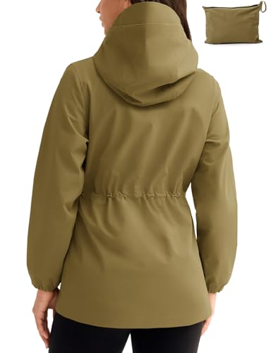 TBMPOY Jaqueta de chuva feminina, leve, impermeável, corta-vento, à prova de vento, jaqueta de cicli