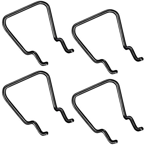Hotop HOTOP-PEGBOARD PLIER HOLDERS-0493 30 Pieces Pegboard Plier Holders, Black Double Loop Stainless Steel Pegboard Hooks Accessories Shelving Display Hooks thumb #2