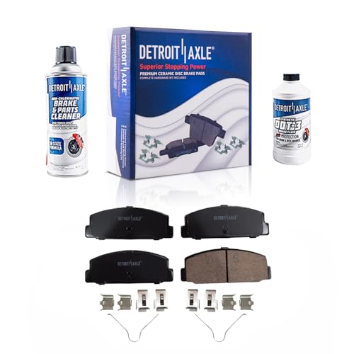Image of Detroit Axle - Rear Ceramic Brake Pads Replacement for 1993-1995 Mazda RX-7-2pc Set