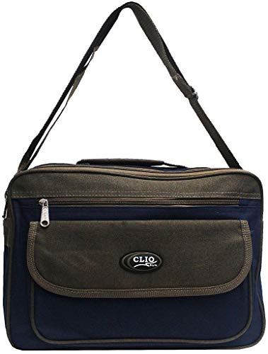 Bolsa Pasta Transversal Executiva Impermeável Tiracolo Masculina 2 Compartimentos Trabalho Clio Orig