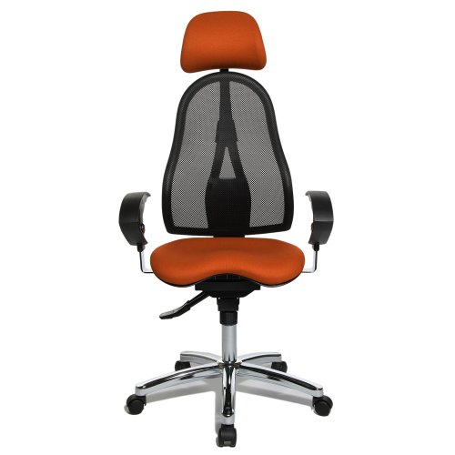 Preisvergleich Produktbild Topstar Fitness-Drehstuhl Sitness 45, schwarz / orange