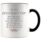 YouNique Designs To My Boyfriends Mom Mug, 11 Ounces, Boyfriends Mom Coffee Mug for Boyfriends Mom,...