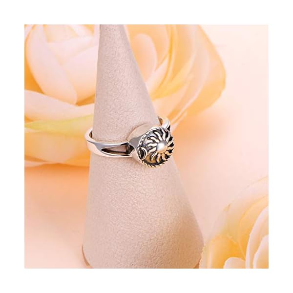 S925 Sterling Silver Always in My Heart Cremation Urn Ring for Ashes Keepsake Urn Jewelry Memorial Ring for Women