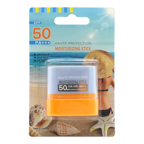 Protector Solar En Barra, Fórmula Agradable Para La Piel, 1 Pieza, Protector Solar En Barra Invisible, Protección Corporal, Ligero Y No Graso, Para Pieles Sensibles Secas Grasas, Adultos, Mujere