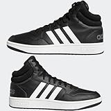 adidas Men's Hoops 3.0 Mid Basketball Shoe, Black/White/Grey, 8 UK - Image 9