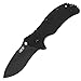 Zero Tolerance 0350 Folding Pocket Knife; 3.25" S30V Stainless Steel Blade with Black Tungsten DLC Finish; Textured G-10 Handle Scales, SpeedSafe Assisted Opening, Liner Lock, Quad-Mount Clip; 6.2 OZ.