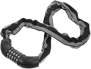 Bicycle Lock,Se Bike Parts 1pc Password Chain Lock Piezas para Bicicletas Bike Lock Chain s Anti- Bike Lock Digital Bike Lock Zinc Alloy Bike Lock Security Bike Lock Password Lock Alloy Lock