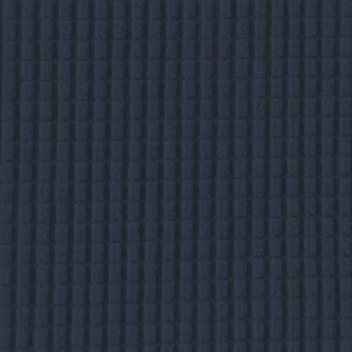 Image of Easy-Going Stretch Large Wingback Chair Sofa Slipcover Dark Blue | 1-Piece Sofa Cover Furniture Protector Couch Soft with Elastic Bottom, Spandex Jacquard Fabric Small Checks