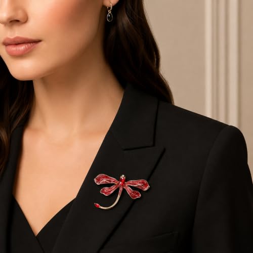 Image of Fashion Dragonfly Booch Pin Jewelry Gift for Women