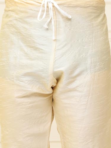 Image of SOJANYA Men's Dupion Silk Solid (Since 1958 Kurta Set & Churidaar Pyjama