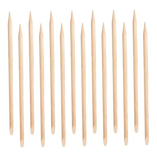 Didiseaon Manicure Sticks Double-sided Cuticle Pusher Remover Nail Art Tools Set 100pcs