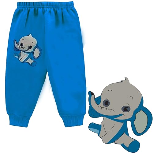 Image of Baby Boys' & Girls Pyjamas Regular Fit Cotton Printed Pajama Pants | Toddlers Lower | Track Pants | Kids Pyjama | Infants Joggers | Child Trackpants (Pack Of 5)