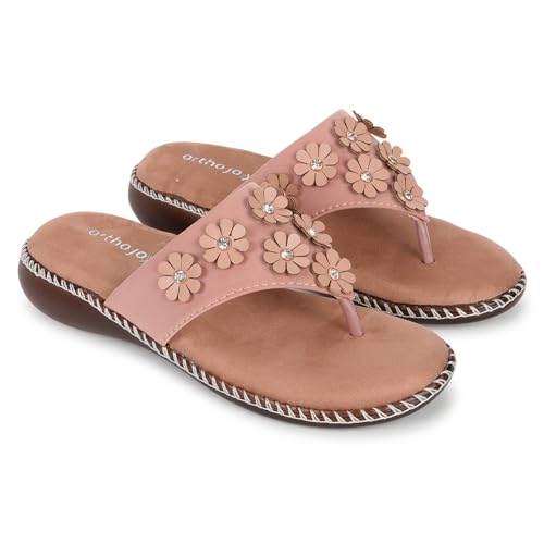 Image of ORTHO JOY doctor Fancy Footwear for women || Orthopedic Women's Fancy Slipper /Sandal For Women