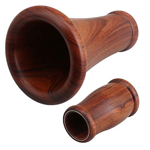 image for BQLZR 62mm Rosewood Clarinet Bell Tuning Tube Two Section Tube Clarine