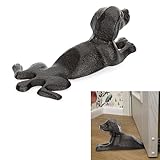 Sumnacon Cast Iron Door Stop - Heavy Duty Rustic Door Stopper Avoid Drilling Hole, Vintage Metal Door Wedge on Floor Surface for Home Office Commercial Industrial Dachshund