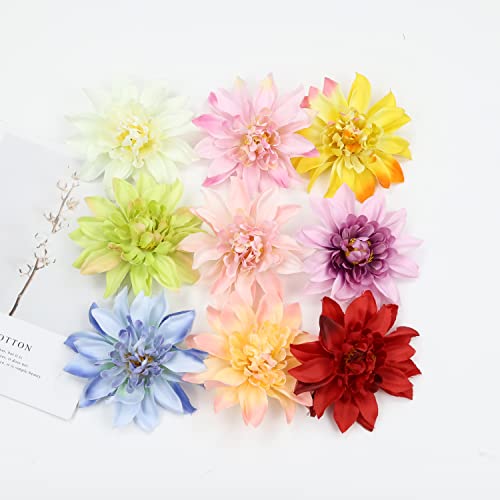 Lawie 9 Pack Pinzas para el Cabello con Flores Artificiales de Dalia 10 CM miniatura 7