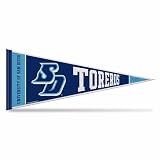 Rico Industries NCAA San Diego Toreros 12" x 30" Felt Wall Décor Pennant - Great for Home/Bed Room/Man Cave Décor