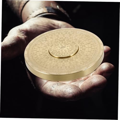 Compass Metal Mini Bagua Feng Shui Portátil de Cobre miniatura 7