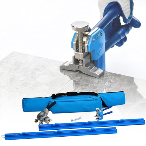 Fliesenschneider für großformatige Porzellan- und Keramikfliesen - Doppelschienen Design, Tisch Handwerkzeuge für professionelles Plattenschneiden