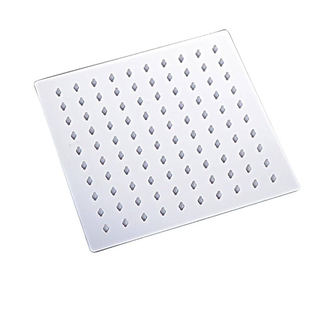 Pommeau de douche carrée en acier inoxydable doré de 10 pouces