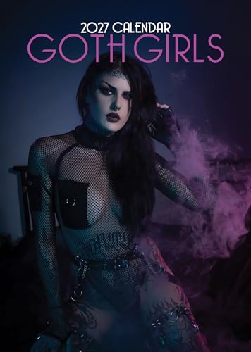 Calendario 2027 A3 Goth con espiral superior y papel grueso mate