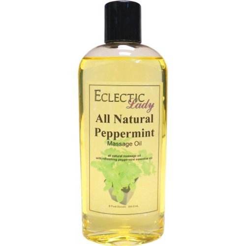 Buy All Natural Peppermint Massage Oil, 8 oz Online at Low Prices in