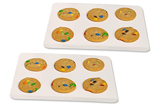 CeramaBake Backblech / Schieber aus Keramik, antihaftbeschichtet, 25,4 x 35,6 cm, Weiß, 2 Stück Cover