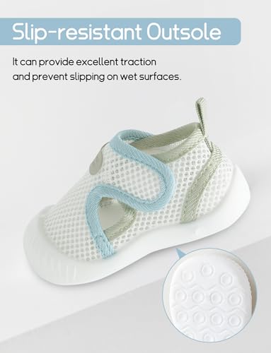 Baby Boys Girls Breathable Non-Skid Shoes First Walking Shoes Soft Rubber Sole Slipper Sneaker3