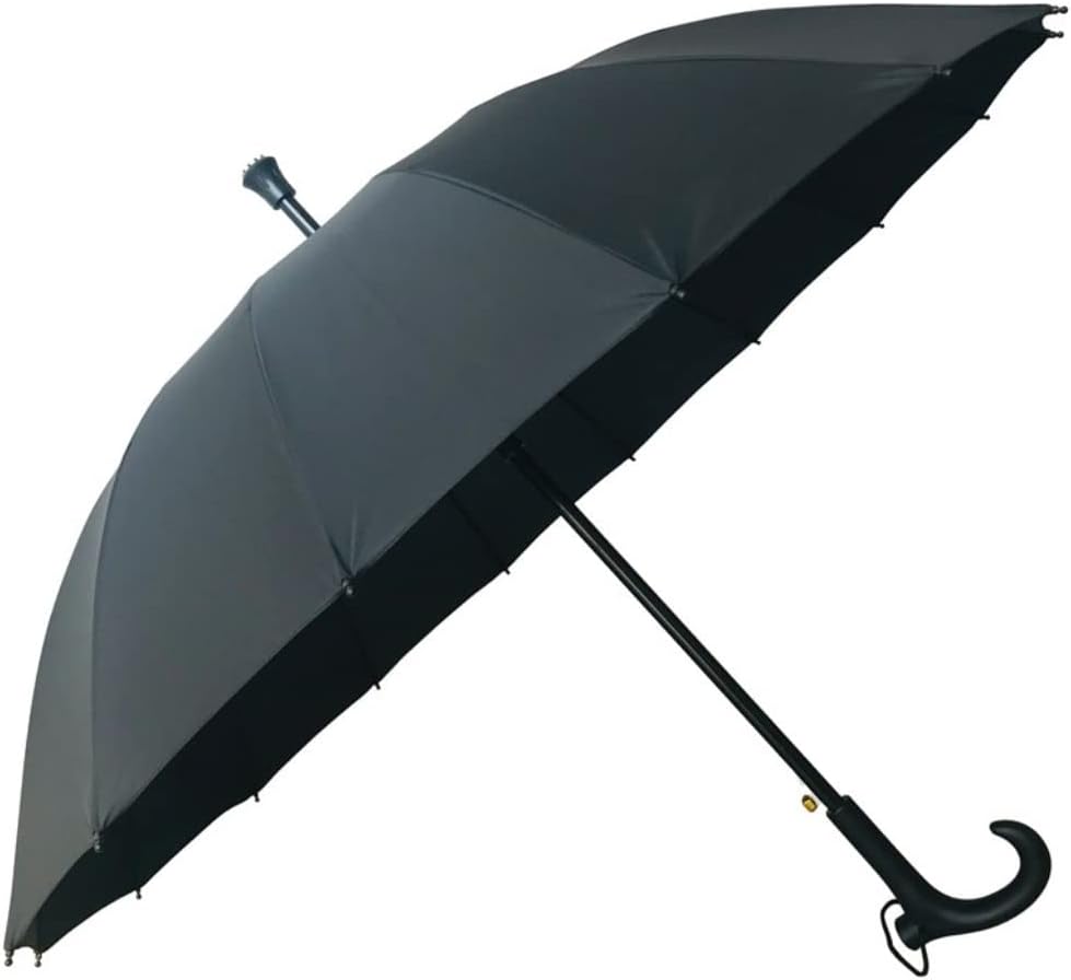 Portable Umbrella for Travel Fashion Long Handle Straight Umbrella Windproof Patio Umbrella Rain Stick Umbrella Big Parasol Umbrella Outdoor(E)