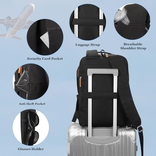 Hp hope Work Backpack for Women, 15.6 Inch Travel Laptop Backpack Water-resistant Business Backpack for Work, Commuter, Business, Travel4