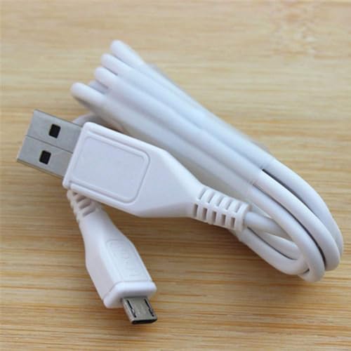 Image of Original USB-A to USB 2.0 Micro B Cable (1 Metre) Compatible for All VIVO Phones and Android Phones with Qualcomm Quick Charge 2.0 Technology - Only Cable (White) BG1013