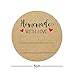 2 Inch Homemade with Love Sticker with Lines for Writing (500 Labels per roll) Brown Kraft Stickers for Canning Labels Jar, Store Owners, Crafts, Organizing, Gift, Price Tags, Envelop Seal