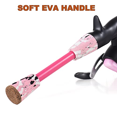 ERYUE vara de pesca e carretel combinado,Vara de pesca infantil e kit completo com molinete 1,2 m/1,